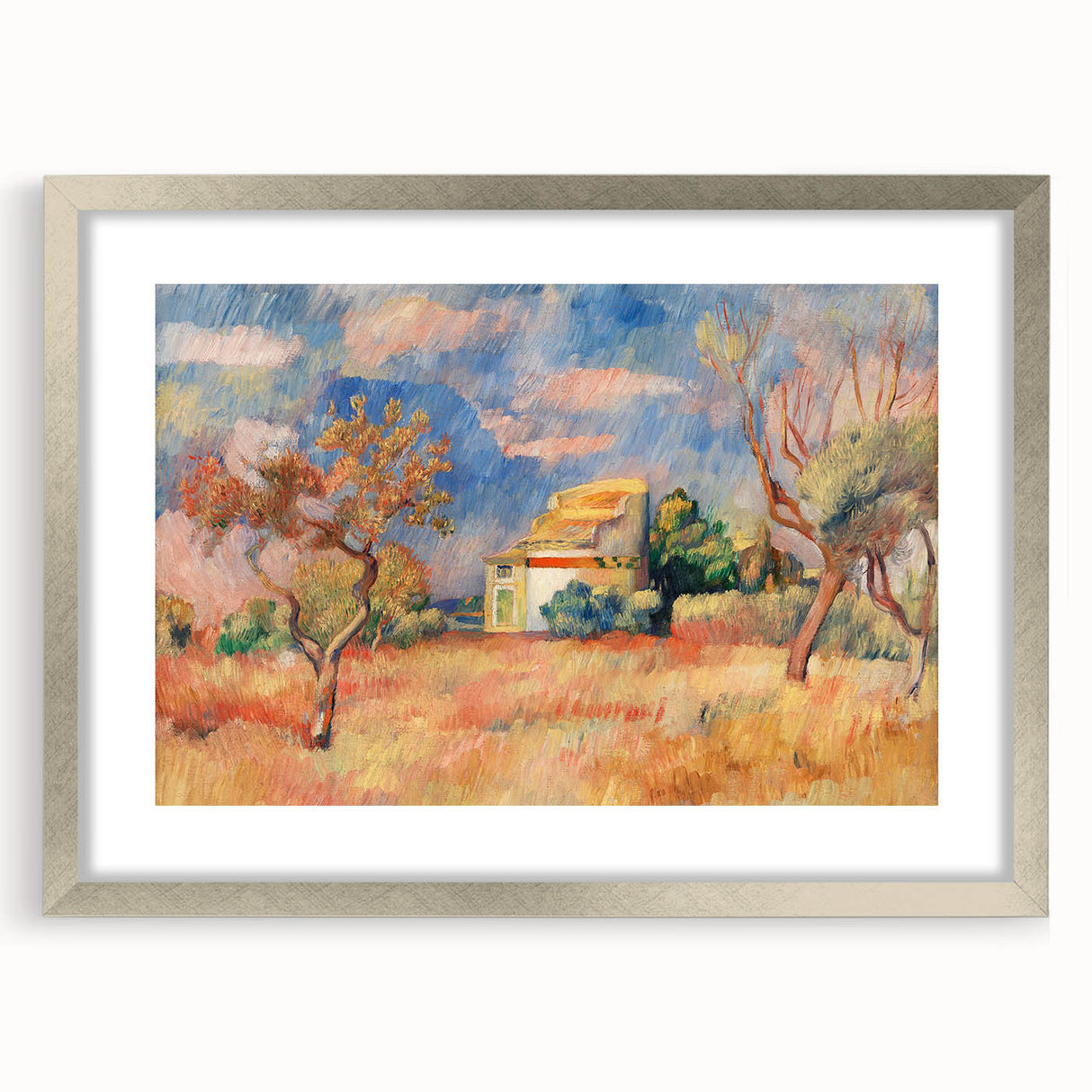 Impressionist Landscape Wall Art - Dovecote at Bellevue by Renoir Print
