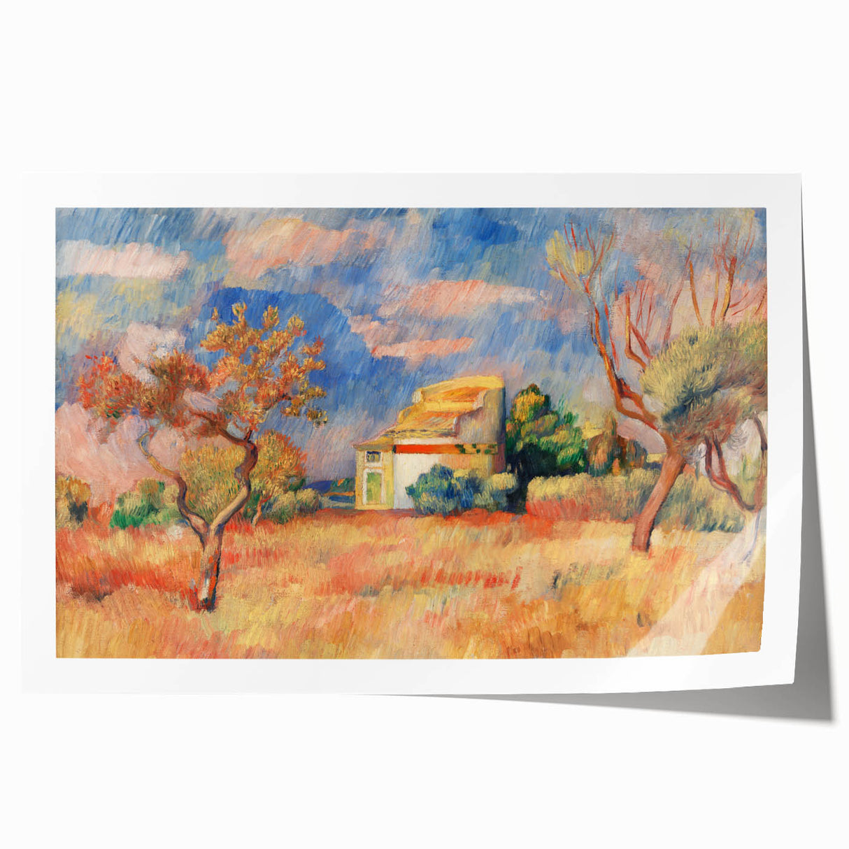 Impressionist Landscape Wall Art - Dovecote at Bellevue by Renoir Print