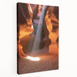 Stretched canvas artwork showcasing a vibrant landscape of canyons, highlighting rich colors and intricate textures, perfect for enhancing modern home decor.