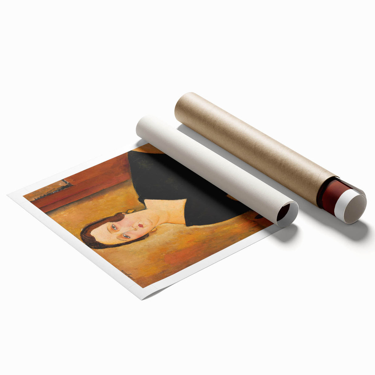 Modern Wall Art - Elegant Portrait of a Lady - Contemporary Art Print