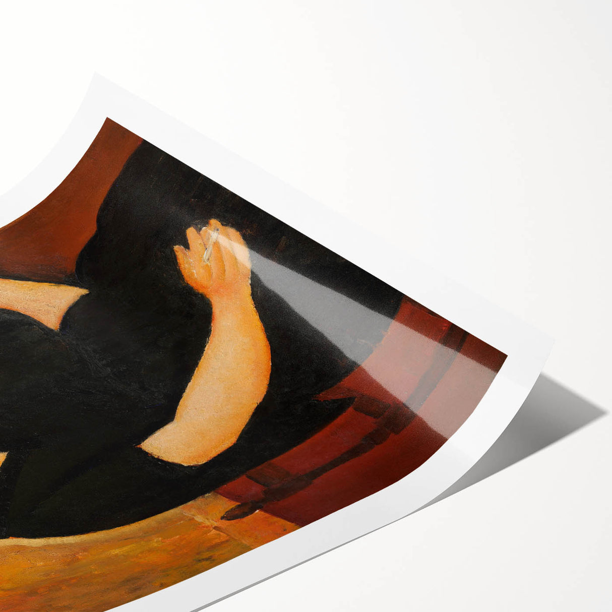 Modern Wall Art - Elegant Portrait of a Lady - Contemporary Art Print