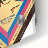 David Bowie Ziggy Stardust Retro Poster - Vintage Concert Art