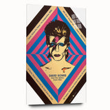 David Bowie Ziggy Stardust Retro Poster - Vintage Concert Art