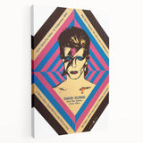 David Bowie Ziggy Stardust Retro Poster - Vintage Concert Art