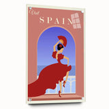 Vintage Spain Travel Poster - Flamenco Dance Art Print