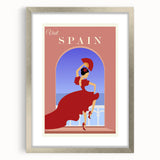 Vintage Spain Travel Poster - Flamenco Dance Art Print
