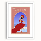 Vintage Spain Travel Poster - Flamenco Dance Art Print
