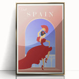 Vintage Spain Travel Poster - Flamenco Dance Art Print