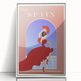 Vintage Spain Travel Poster - Flamenco Dance Art Print