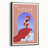 Vintage Spain Travel Poster - Flamenco Dance Art Print