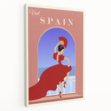 Vintage Spain Travel Poster - Flamenco Dance Art Print