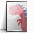 Smiling Dinosaur Boys Room Wall Art – Fun Kids Wall Art Prints