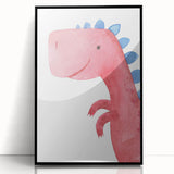 Smiling Dinosaur Boys Room Wall Art – Fun Kids Wall Art Prints