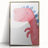 Smiling Dinosaur Boys Room Wall Art – Fun Kids Wall Art Prints