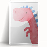 Smiling Dinosaur Boys Room Wall Art – Fun Kids Wall Art Prints