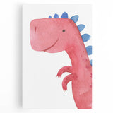 Smiling Dinosaur Boys Room Wall Art – Fun Kids Wall Art Prints