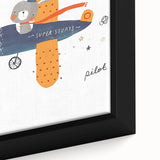 Bunny Pilot Nursery Wall Art – Kids Room & Baby Aviation Decor