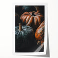 Extra large rolled print of muted autumnal floral design, ideal for art wall dining room decor.