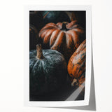 Extra large rolled print of muted autumnal floral design, ideal for art wall dining room decor.