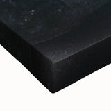 Large art depicting a black and white landscape painting on stretched canvas, suitable for bedroom wall decor.