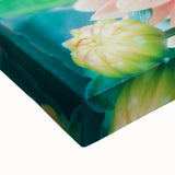 Large art featuring a black and white landscape painting on stretched canvas, ideal for bedroom wall decor.