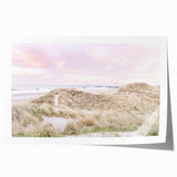 Extra large rolled canvas print featuring a floral design in vibrant summer hues, ideal for dining room wall art.