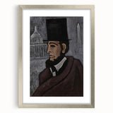 Abstract Modern Art: Dynamic Red, Blue, and Yellow Composition