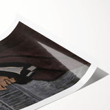 Abstract Modern Art: Dynamic Red, Blue, and Yellow Composition