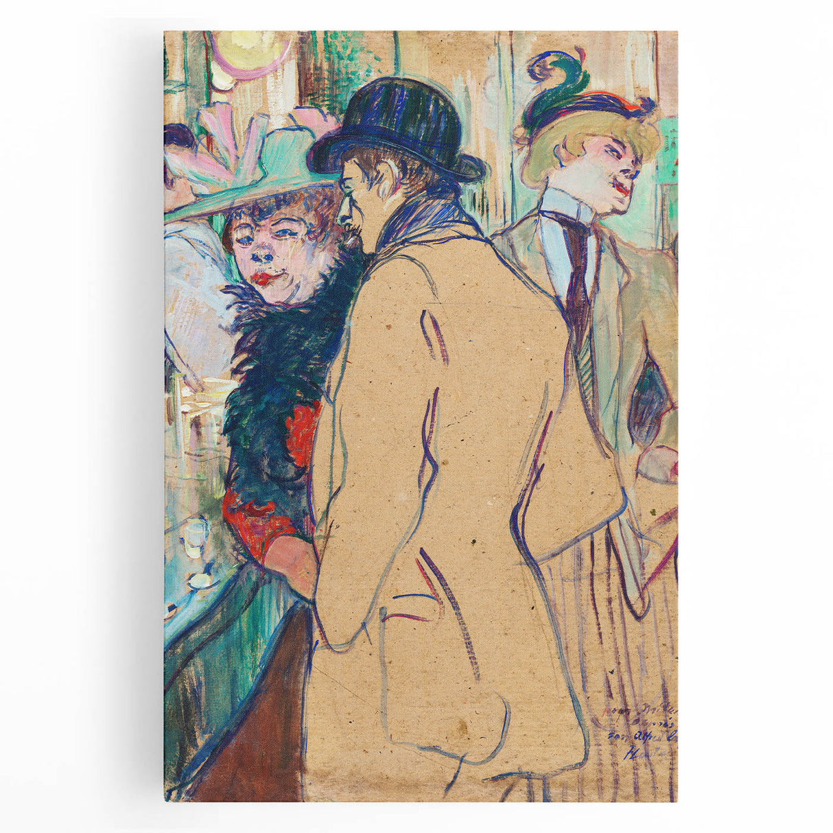 Modern Art Prints: Bold Abstract with Vibrant Red and Gold Strokes