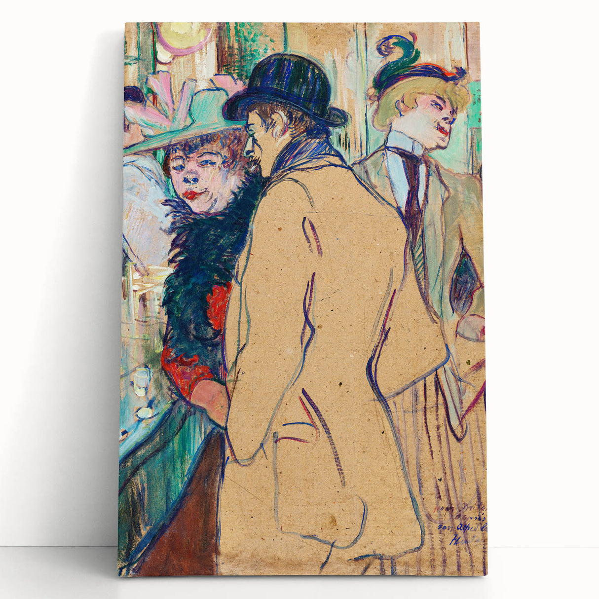 Modern Art Prints: Bold Abstract with Vibrant Red and Gold Strokes