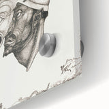 Modern Wall Art – Paul Klee’s "Komiker" in Intricate Monochrome