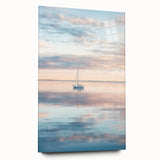 Serene Sailboat Office Wall Art – Modern Office Canvas Print