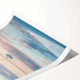 Serene Sailboat Office Wall Art – Modern Office Canvas Print