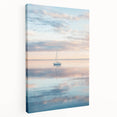 Serene Sailboat Office Wall Art – Modern Office Canvas Print