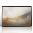 Framed abstract landscape wall art in black acrylic, showcasing vivid colors and dynamic shapes, perfect for modern home decor. Ideal for enhancing interior aesthetics.