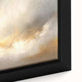 Close-up of a framed abstract landscape wall art piece showcasing vibrant colors and intricate textures, perfect for enhancing modern home décor.