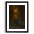 Baroque Art Portrait of a Warrior - Classic Antique Art Print