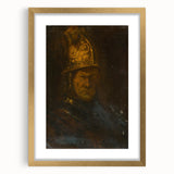 Baroque Art Portrait of a Warrior - Classic Antique Art Print