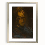 Baroque Art Portrait of a Warrior - Classic Antique Art Print