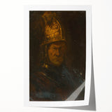 Baroque Art Portrait of a Warrior - Classic Antique Art Print