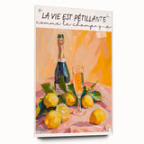 Large abstract wall art on acrylic glass with vibrant colors, ideal for dining room or bedroom decor.