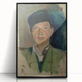Dreamy Boy - Impressionism Wall Art Portrait | Framed & Canvas Prints
