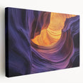 Stretched canvas artwork showcasing a stunning landscape of canyons in rich earthy tones, perfect for adding a natural touch to home decor. Ideal for art enthusiasts and interior designers seeking to enhance their space with scenic beauty.