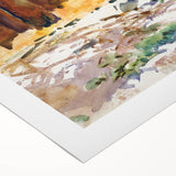 Modern Wall Art - Sunlit Rustic Structure - Contemporary Art Print