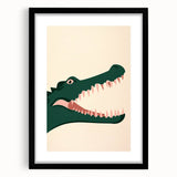 Bold Crocodile Boys Room Wall Art – Fun Kids Wall Art Prints