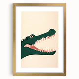 Bold Crocodile Boys Room Wall Art – Fun Kids Wall Art Prints