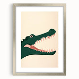 Bold Crocodile Boys Room Wall Art – Fun Kids Wall Art Prints