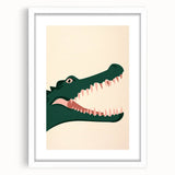 Bold Crocodile Boys Room Wall Art – Fun Kids Wall Art Prints