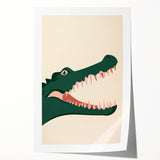 Bold Crocodile Boys Room Wall Art – Fun Kids Wall Art Prints