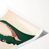 Bold Crocodile Boys Room Wall Art – Fun Kids Wall Art Prints